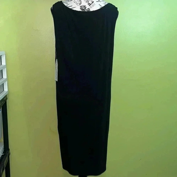 🆕 Peter Nygard Black Sleeveless Dress Size Medium - Picture 6 of 8
